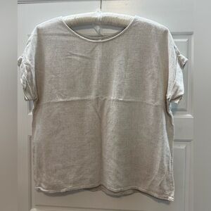GeeGee Cream Blouse, sz lg